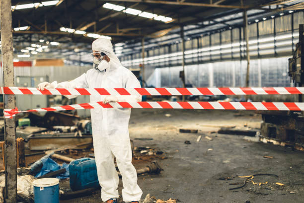 Professional Biohazard technician working in Lawnside, NJ